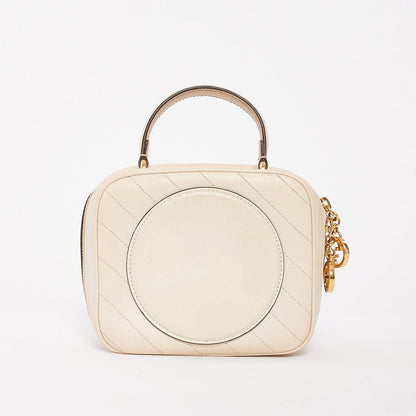 Off White Leather Blondie Top Handle Bag