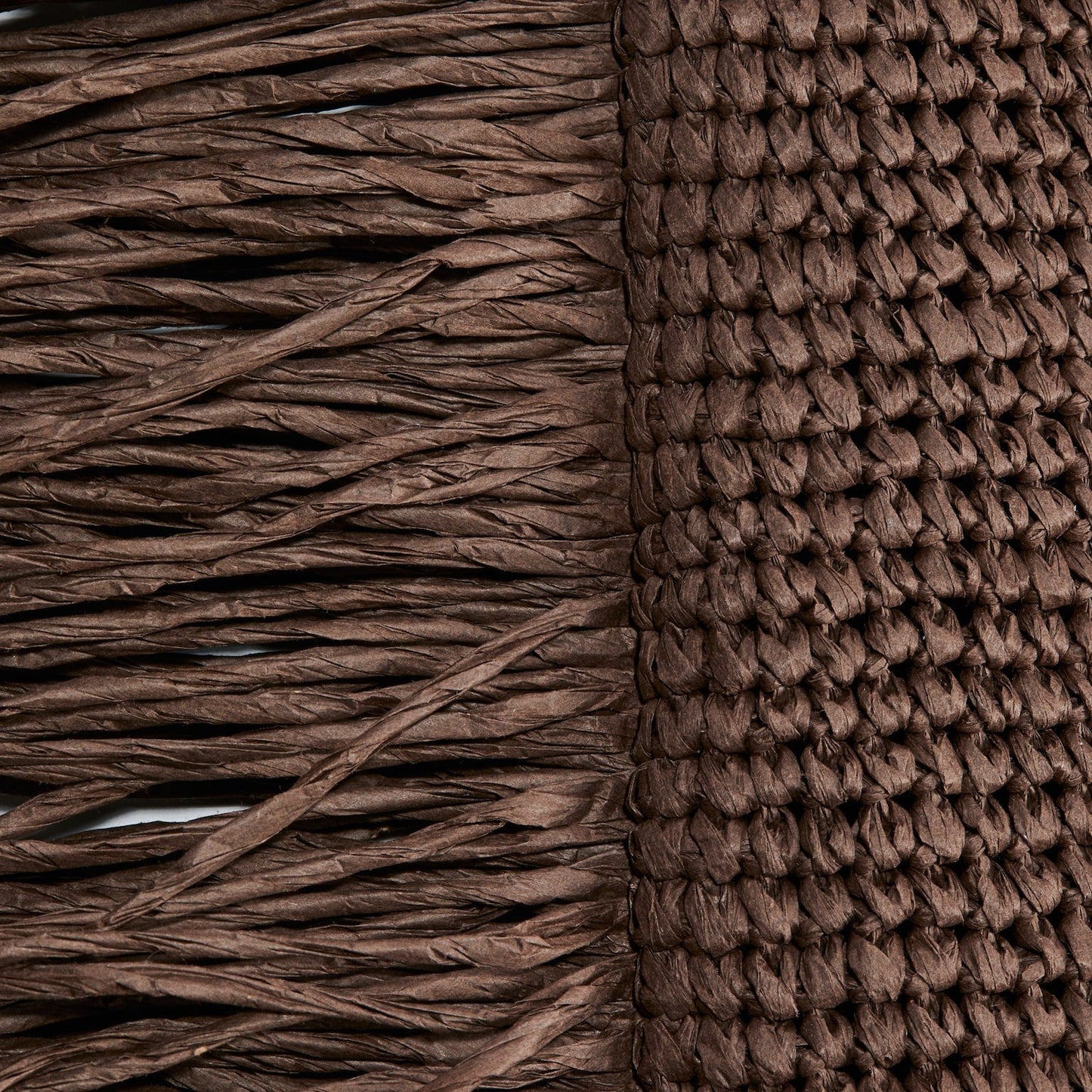 Straw Bag With Fringe