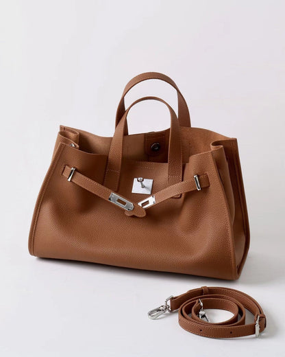 Square Leather Handbag