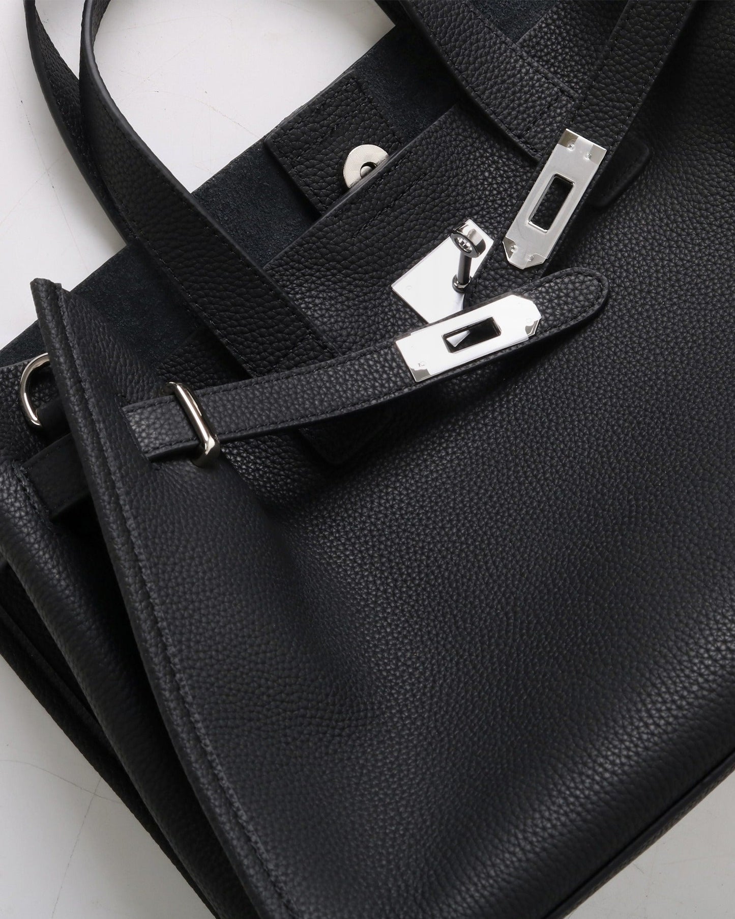 Square Leather Handbag