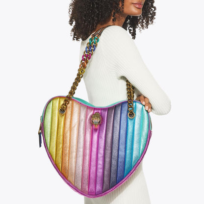 Large Colorful Heart Bag