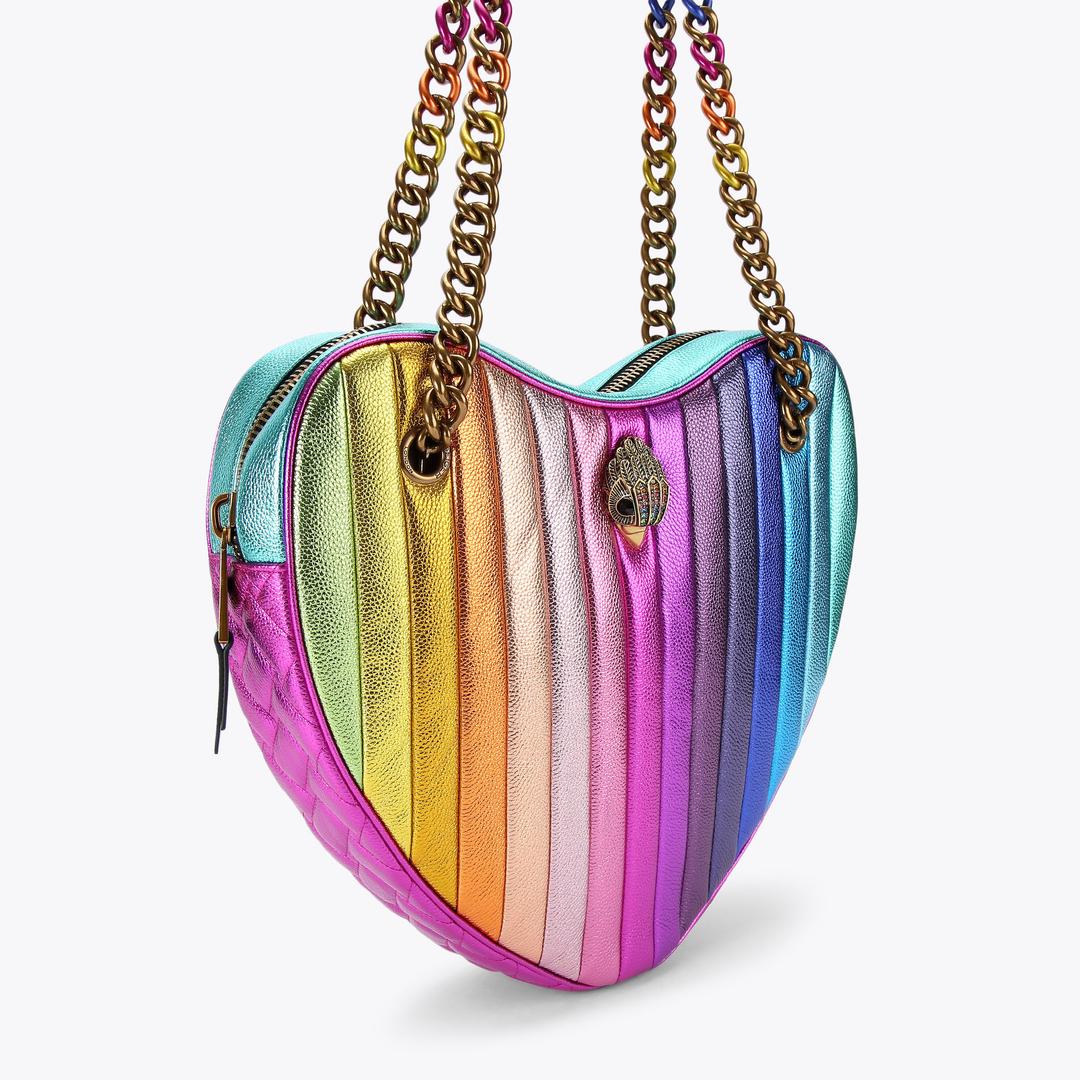 Large Colorful Heart Bag