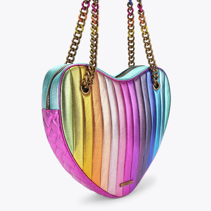 Large Colorful Heart Bag