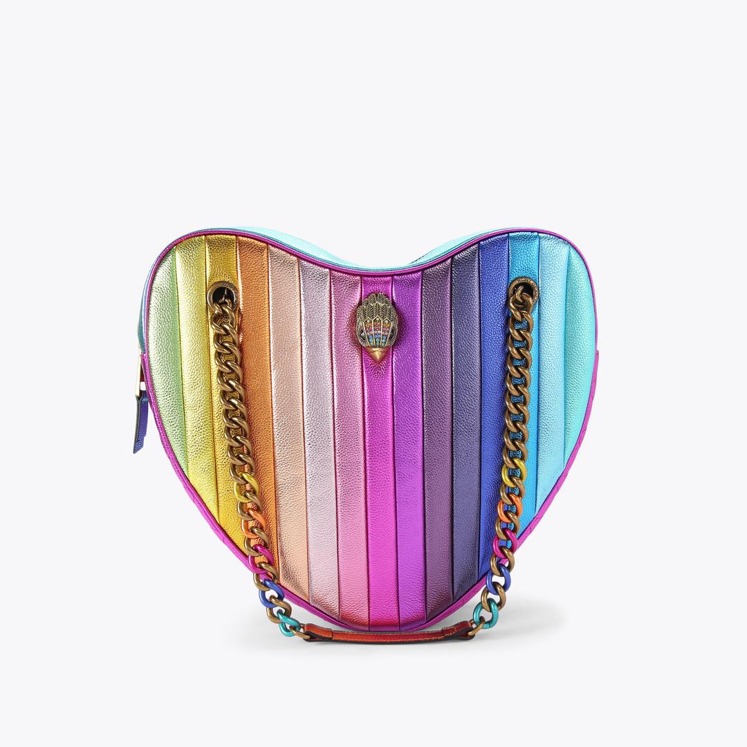 Large Colorful Heart Bag