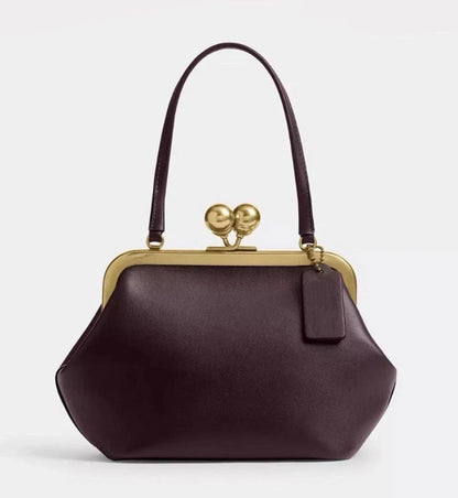 Kisslock Frame Bag 16 In Brass