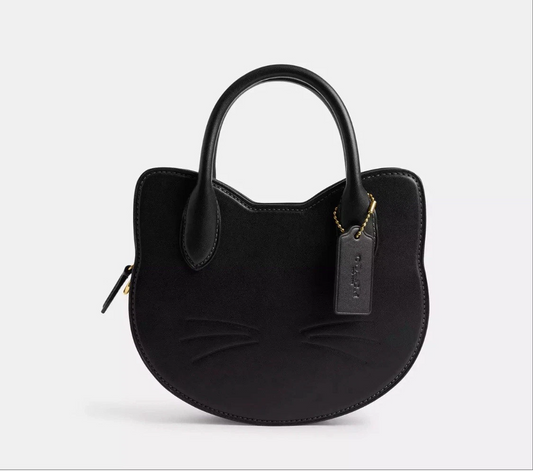 Halloween Cat Head Crossbody Bag