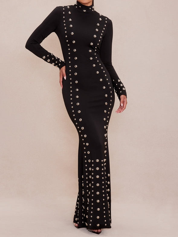 Vixen Studded Maxi Dress