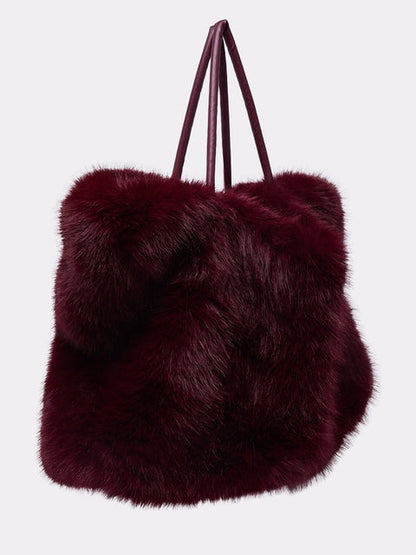 Large Fur Tote