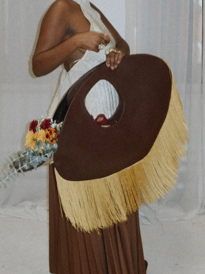 Leather Bohemian Tassic Bag