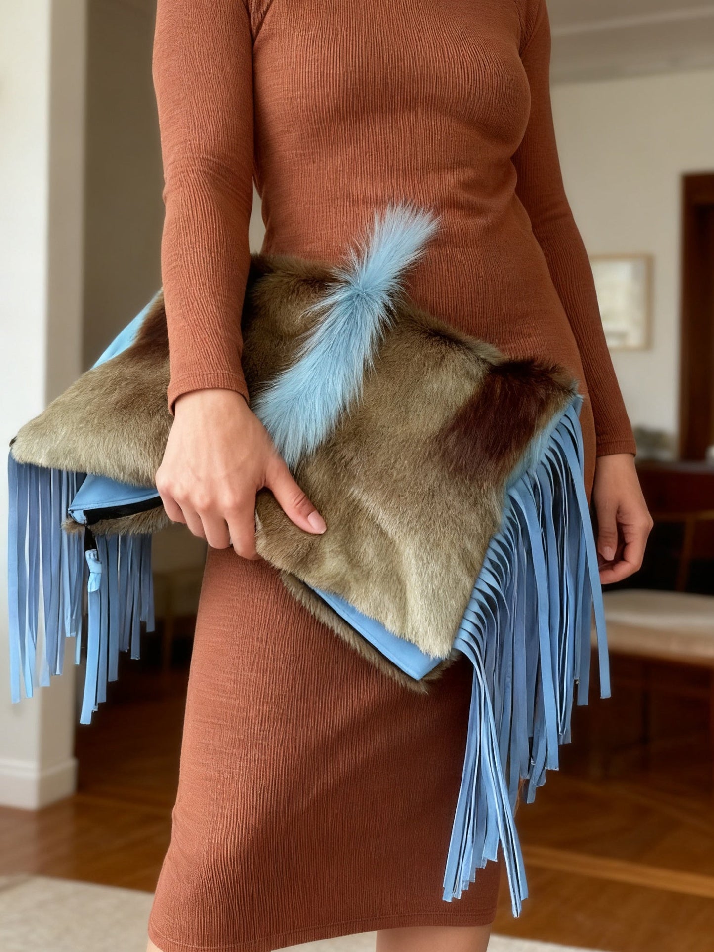 Stylish Tassel Handbag