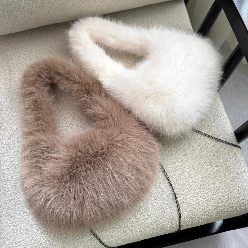 Simple Handbag Crossbody Bag Fluffy Bag