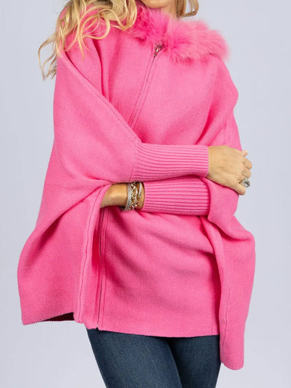 Hooded Sweater Coat Knitted Cardigan