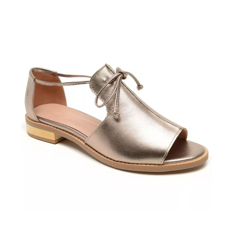 Strappy Peep Toe Flat Sandals