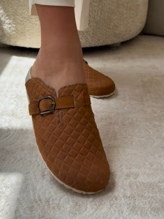 Metal Buckle Pad Sandals