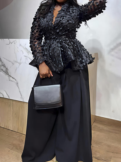 Elegant See-through Fashion Two Pieces Dress