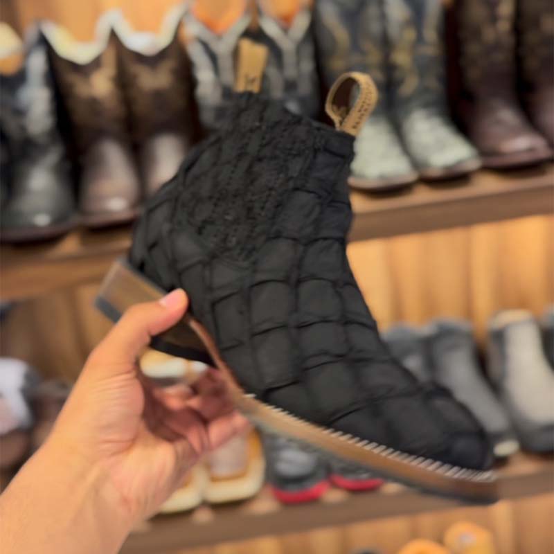 Retro Mesh Chelsea Ankle Boots