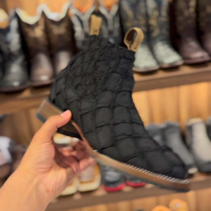 Retro Mesh Chelsea Ankle Boots