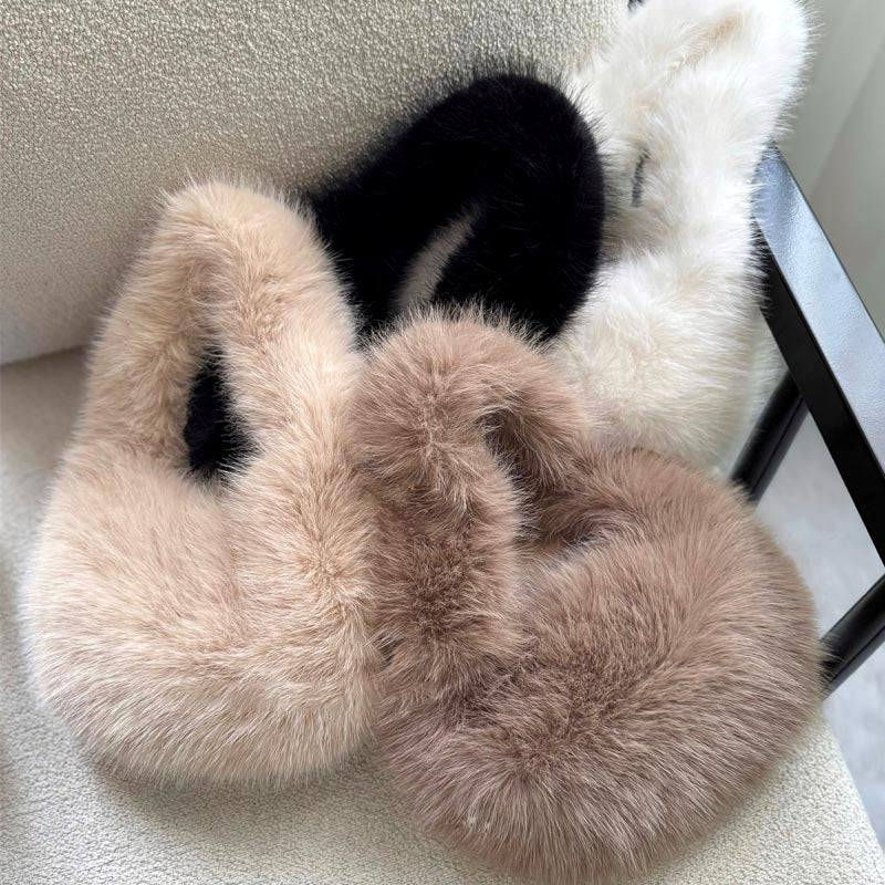 Simple Handbag Crossbody Bag Fluffy Bag