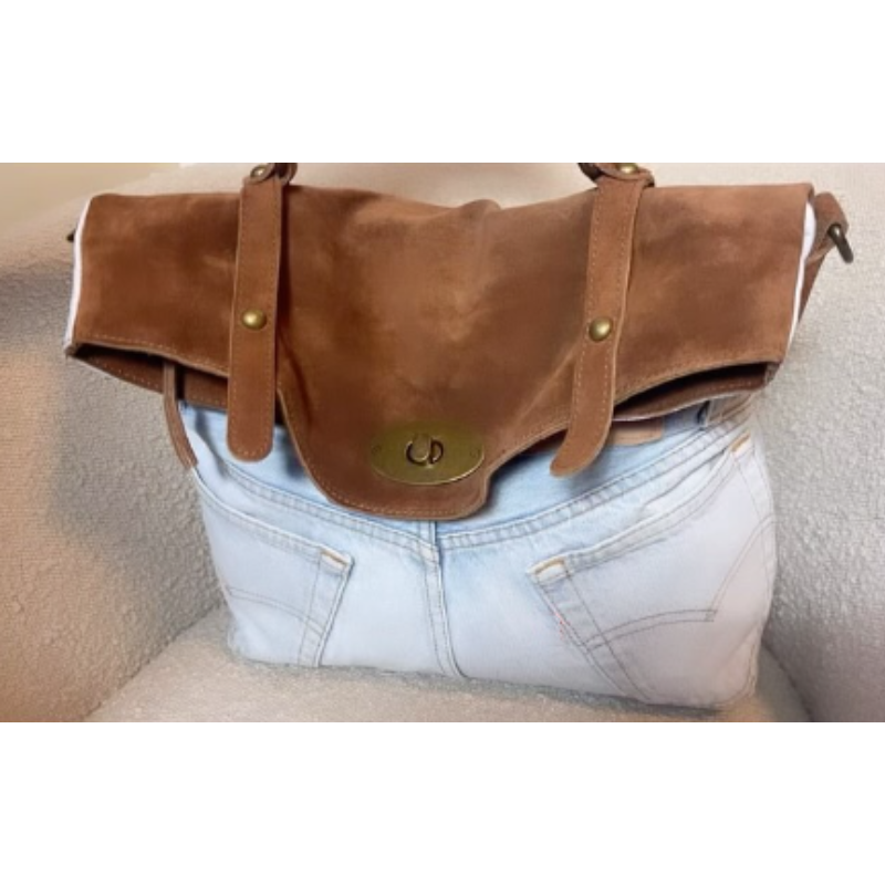 Luxe Denim Handbag
