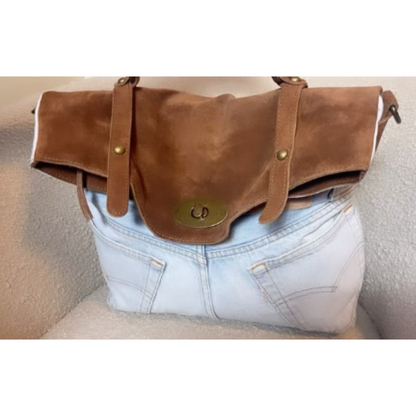 Luxe Denim Handbag
