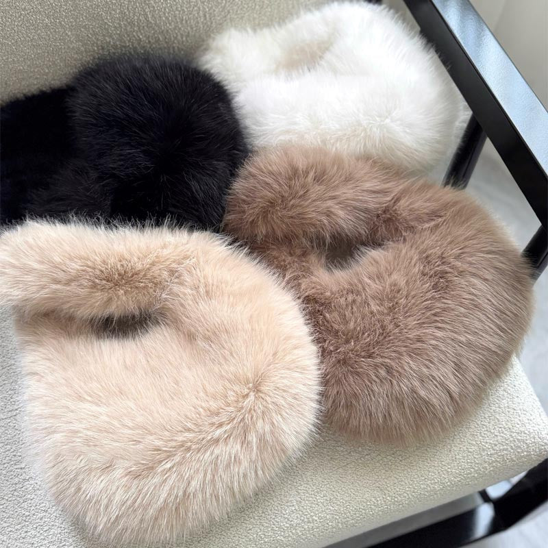 Simple Handbag Crossbody Bag Fluffy Bag