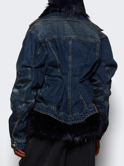 Cinched Denim Jacket