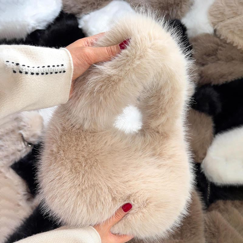 Simple Handbag Crossbody Bag Fluffy Bag