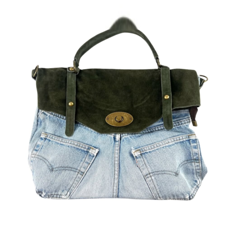 Luxe Denim Handbag