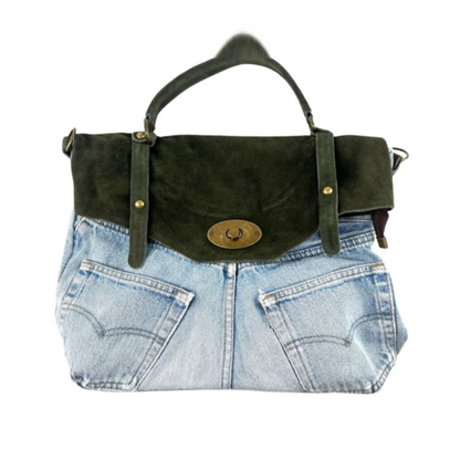 Luxe Denim Handbag
