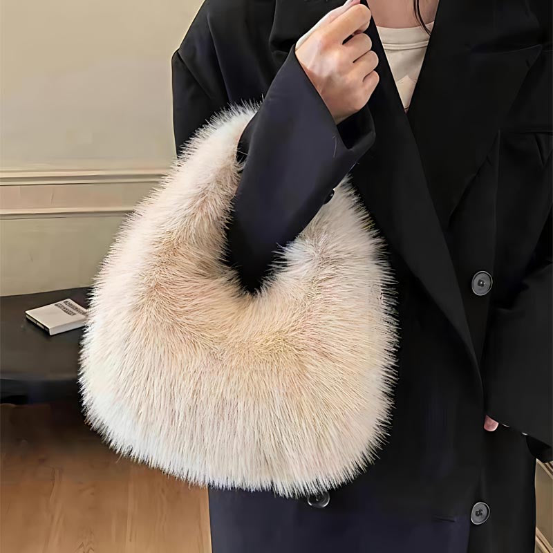Simple Handbag Crossbody Bag Fluffy Bag