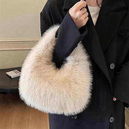 Simple Handbag Crossbody Bag Fluffy Bag