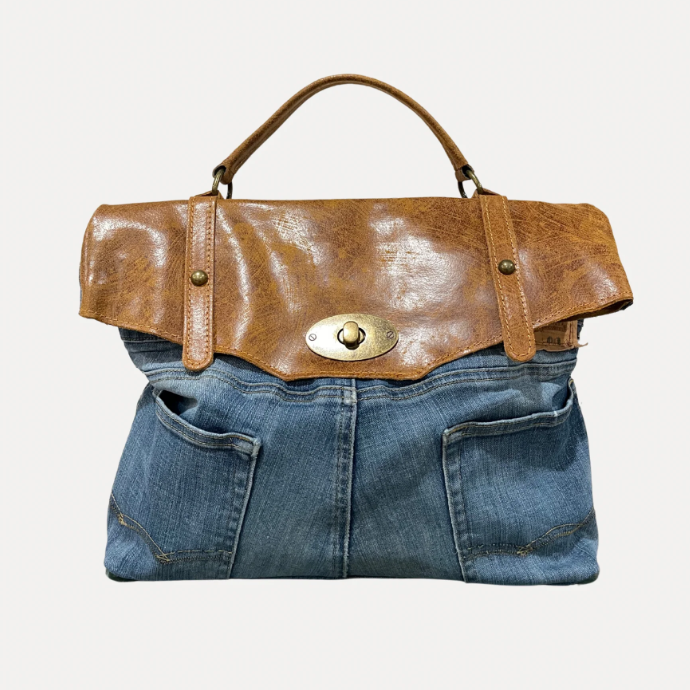 Luxe Denim Handbag