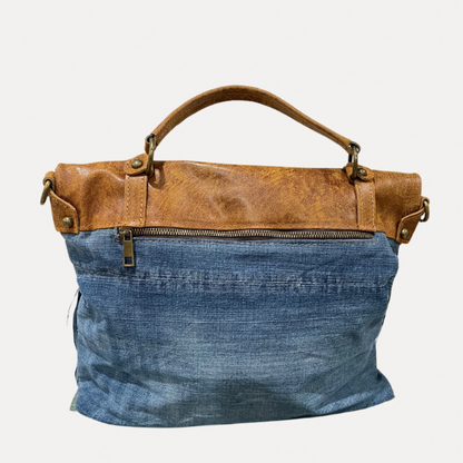Luxe Denim Handbag