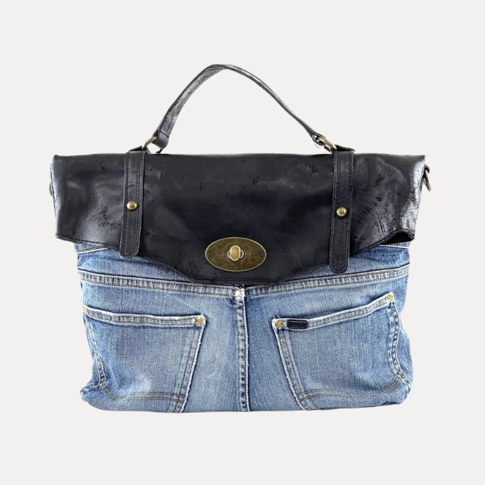 Luxe Denim Handbag