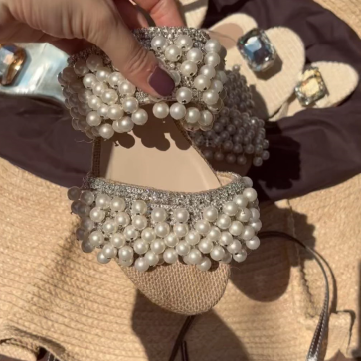 Pearl Embellished Brogues