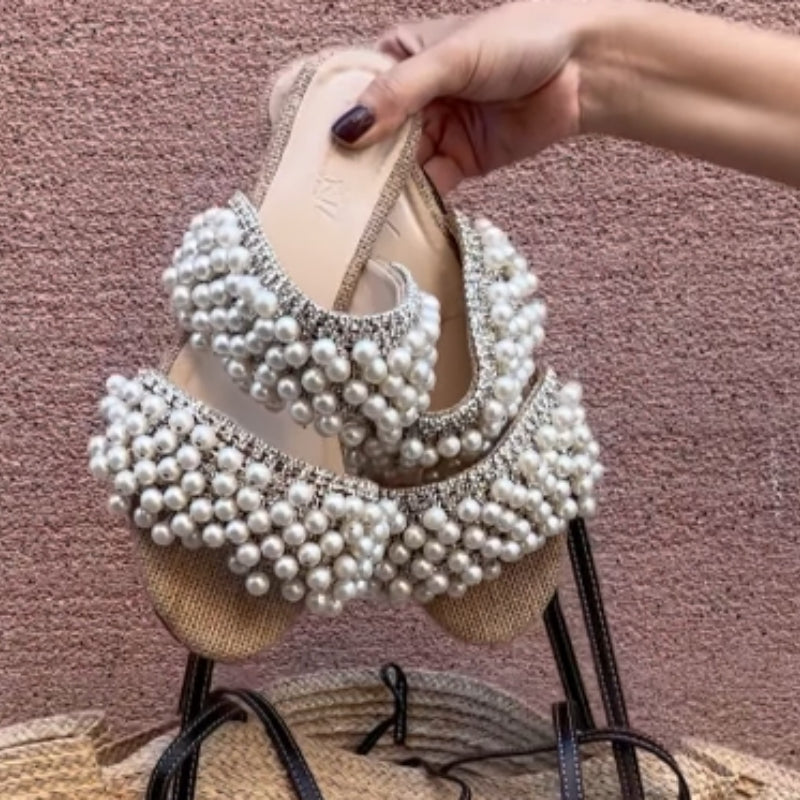 Pearl Embellished Brogues