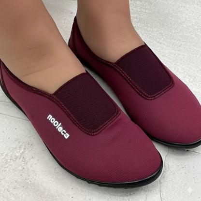 Burgundy Slip - On Comfort Shoes