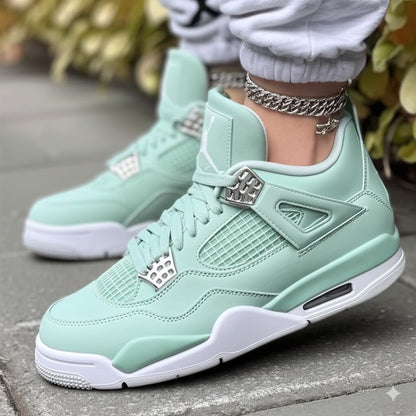 Top Sneakers with Mesh Detailing