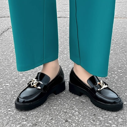 Patent Chunky Loafers