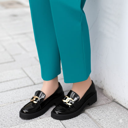 Patent Chunky Loafers