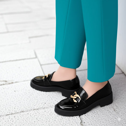 Patent Chunky Loafers