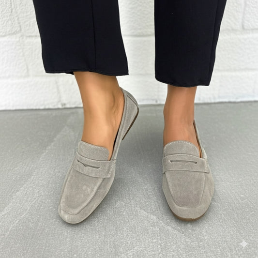Classic Suede Slip - on Loafers