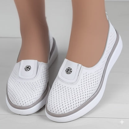 Perforated Slip - On Sneakers