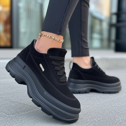 Lace Up Platform Sneakers