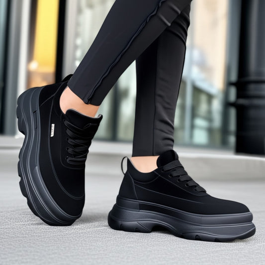 Lace Up Platform Sneakers