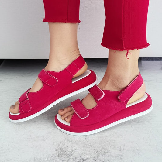 Velcro Strap Platform Sandals