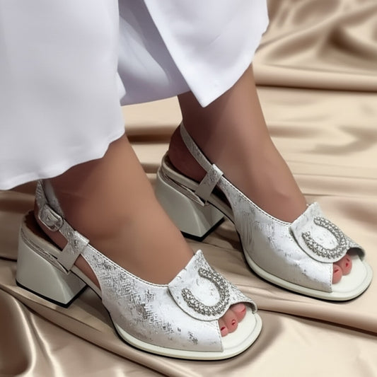 Toe Block Heel Sandals