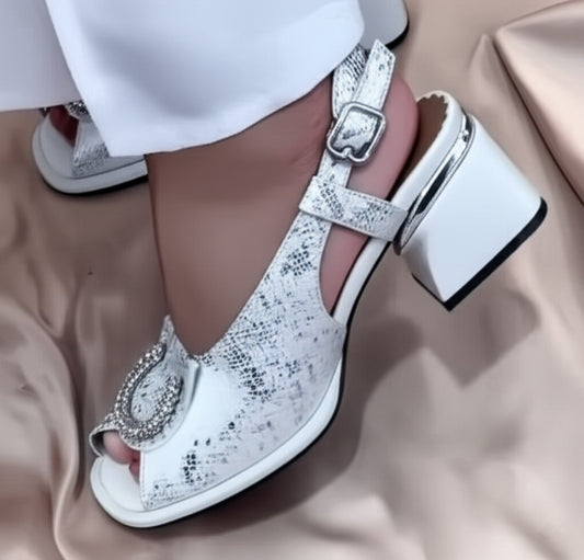 Toe Block Heel Sandals