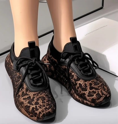 Mesh Lace - Up Sneakers