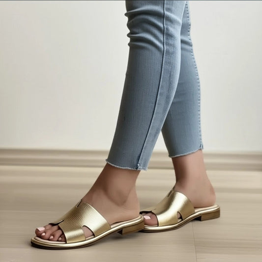 Textured Slide Sandals